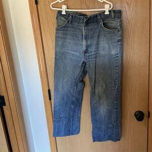 Levi’s Vintage Jeans Orange Tag mens pants with Levi’s Zipper Levis Hemmed